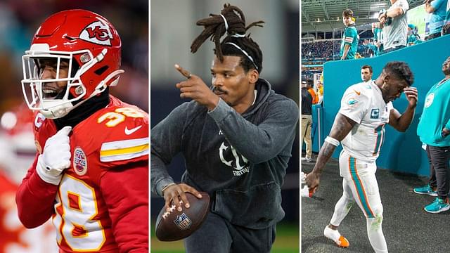 Cam Newton Uses a Special 'Tyreek Chill' Aka Tyreek Hill Video to Teach Young WRs What Not to Do on Field; "This Is Teach Tape"