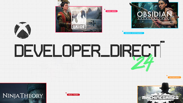 An image showing developer direct cover from xbox