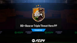 EA FC 24 86+ Base or Triple Threat Hero Player Pick SBC