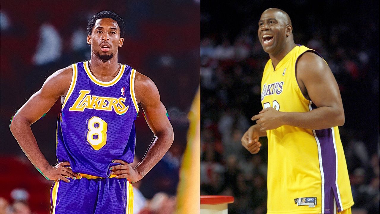 10 Months Before Kobe Bryant's Debut, Magic Johnson Almost Registered a Triple-Double Against the Warriors in His Final Comeback