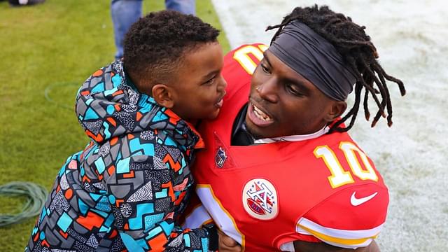 A Year Ago, Tyreek Hill Called His Beloved Son a "Hater" as the Kid Kept Reminding Him That Lamar Jackson Is Faster