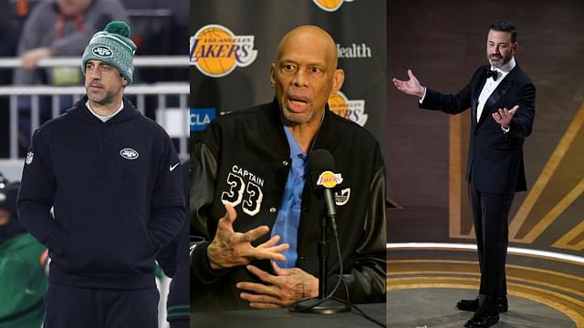 Kareem Abdul-Jabbar Calls Out Aaron Rodgers For Blatantly Endangering Jimmy Kimmel's Family: "Leaky Metal Drum Filled with Toxic Waste"