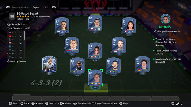 86-Rated Squad [Price - 92,300]