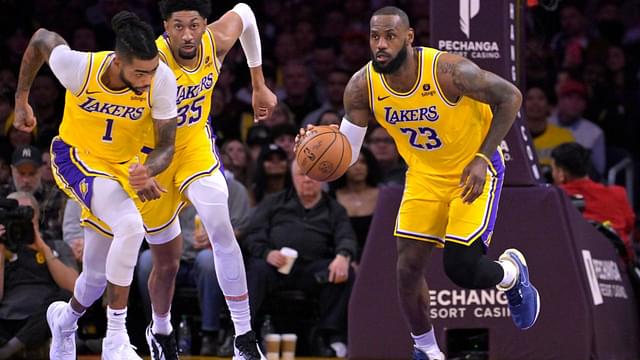 Amidst Trade Rumors, D'Angelo Russell Expresses Disbelief Over Having Thrown A Bounce Pass Lob To LeBron James