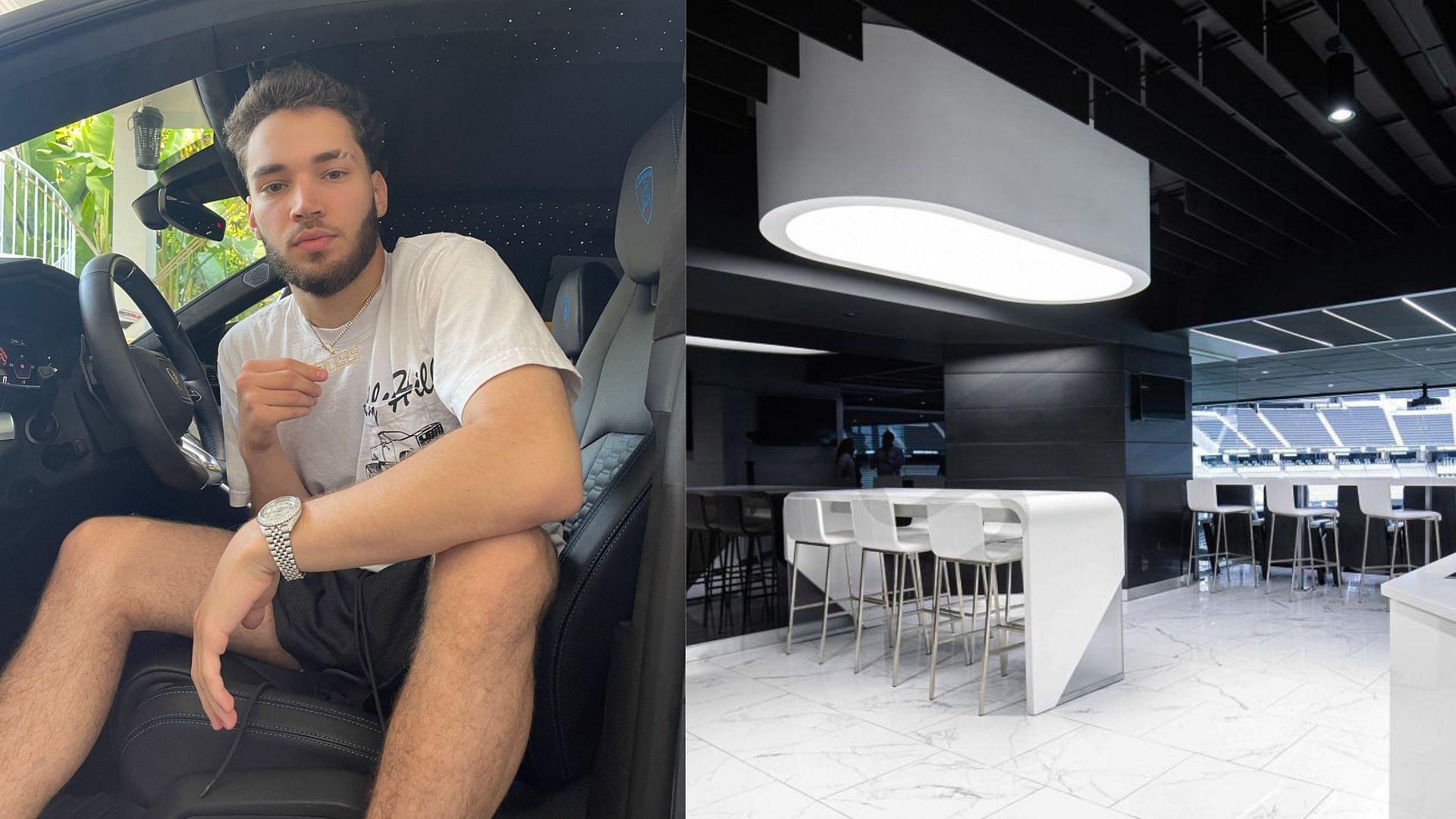 Adin Ross buys a $2.5 million dollar suite for Super Bowl LVIII to impress his new girlfriend