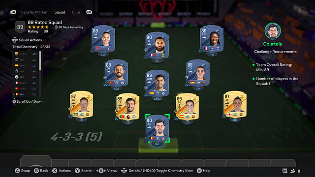 89-Rated Squad [Price - 349,700]