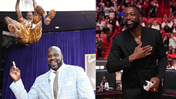6 Years After Having His Lakers Statue Unveiled, Shaquille O'Neal Shows Off Dwyane Wade's Own Heat Statue's Announcement By Pat Riley