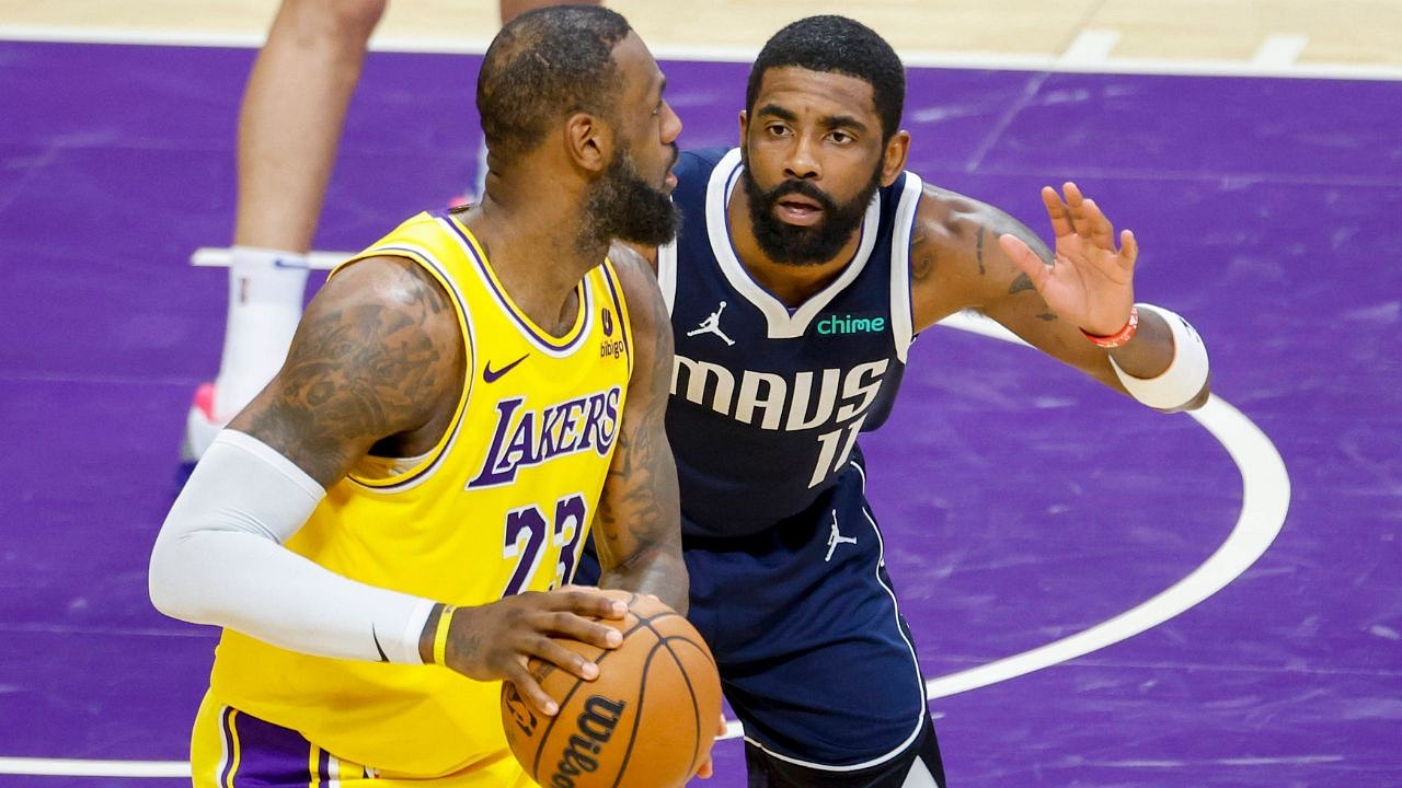 Lebron and hot sale kyrie lakers