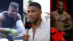 Anthony Joshua Reveals Reasons for Choosing Francis Ngannou Over Deontay Wilder Despite Having a Signed Contract