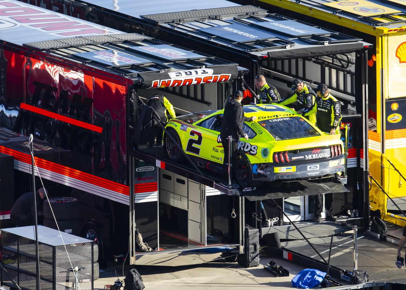 What is the job of a NASCAR hauler?