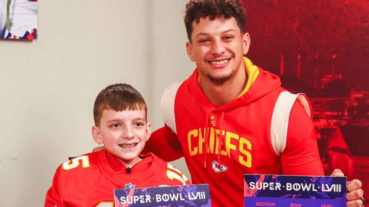 Patrick Mahomes Wants to Throw the TD Ball at Super Bowl LVIII to This Little Superhero Who Loves the QB for His Attitude & Humbleness