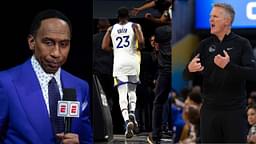 "It's That Damn Steve Kerr": Stephen A. Smith Refutes Questioning Steph Curry's Leadership for Draymond Green Fiasco, Labels Warriors Coach Duplicitous