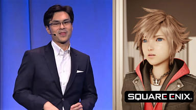 An image showing Takashi Kiryu of Square Enix who proposes the use of AI