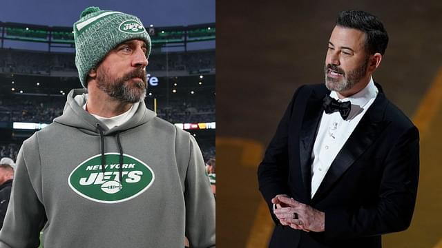 Aaron Rodgers' Family Issues Resurface as Jimmy Kimmel Blasts Jets QB for Putting the Comedian's Family in Danger