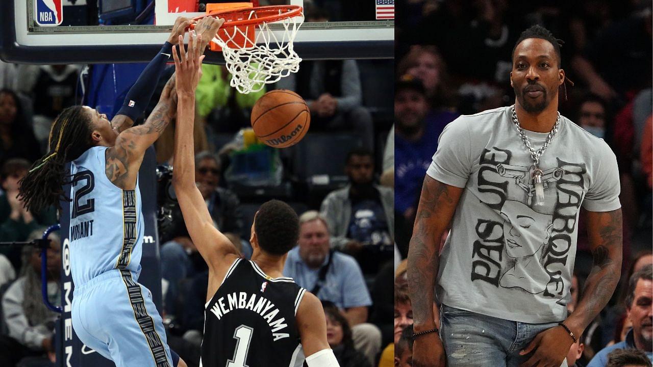 “Is This Really A Poster Though?”: Dwight Howard Questions Ja Morant’s Dunk on Victor Wembanyama, Draws Fan Response