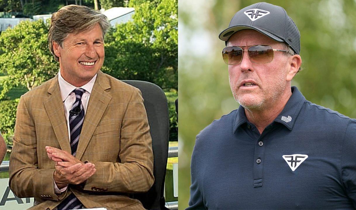 Brandel Chamblee and Phil Mickelson