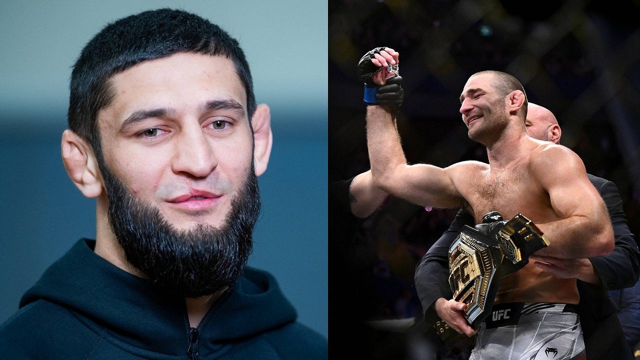 UFC Veteran Commentator Says Khamzat Chimaev Vs. Sean Strickland Is ...