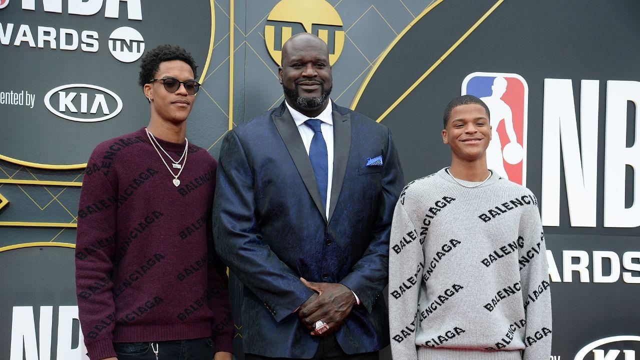 'Taking Out' Nearly 4 Feet Off Shaquille O'Neal And His Brothers, Myles Shares Hilariously Edited TNT Red Carpet Image Of His Family