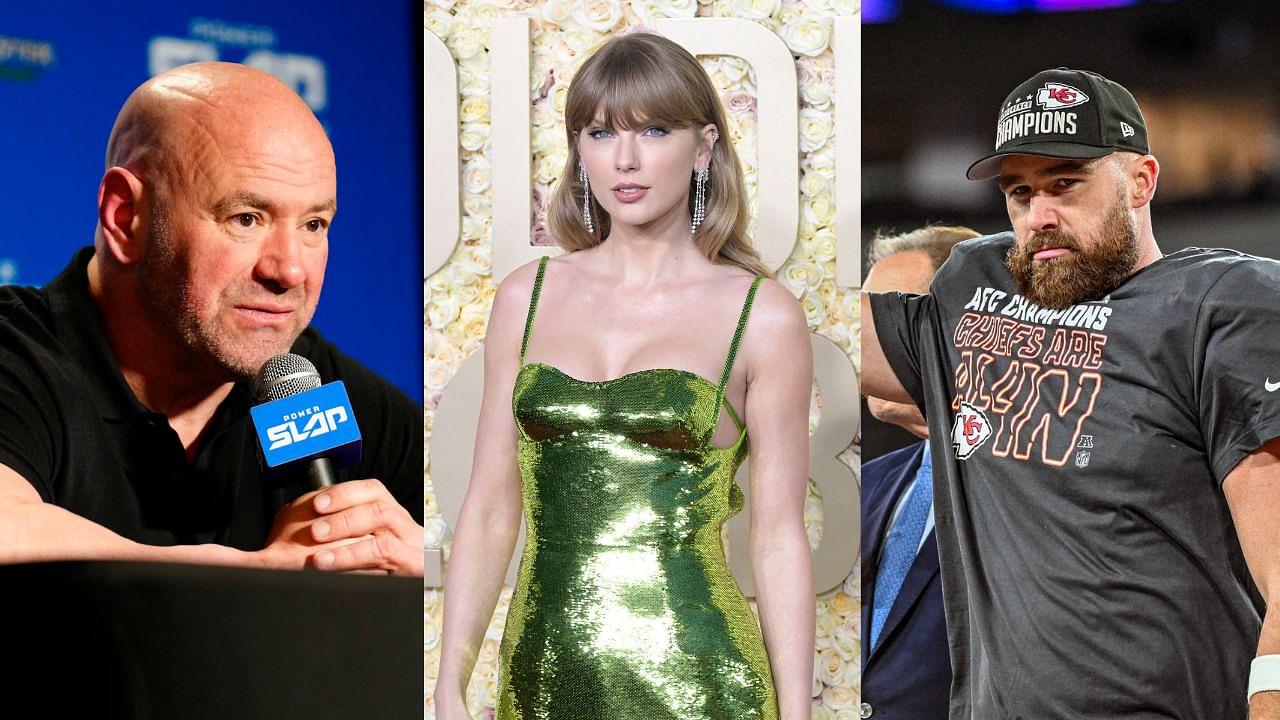 Taylor Swift and Travis Kelce Meme: Dana White and Co. Use High Profile Couple to Promote UFC and Power Slap Event, Fans React