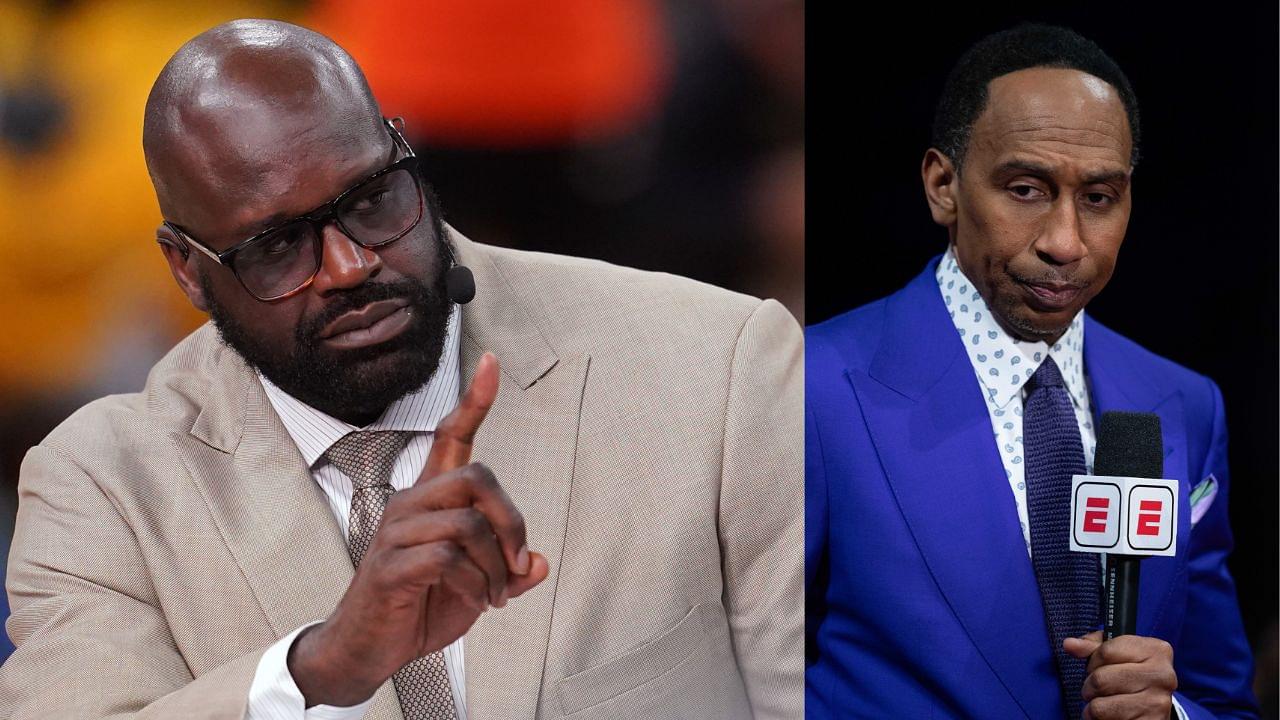 'Livid' At Michael Jordan And LeBron James Conversations Not Including Kobe Bryant, Shaquille O'Neal Checks Stephen A. Smith On His Show