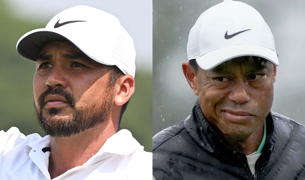 Jason Day and Tiger Woods