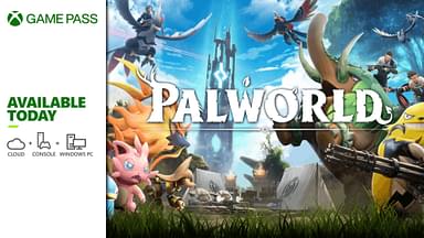 Palworld game pass promotional poster