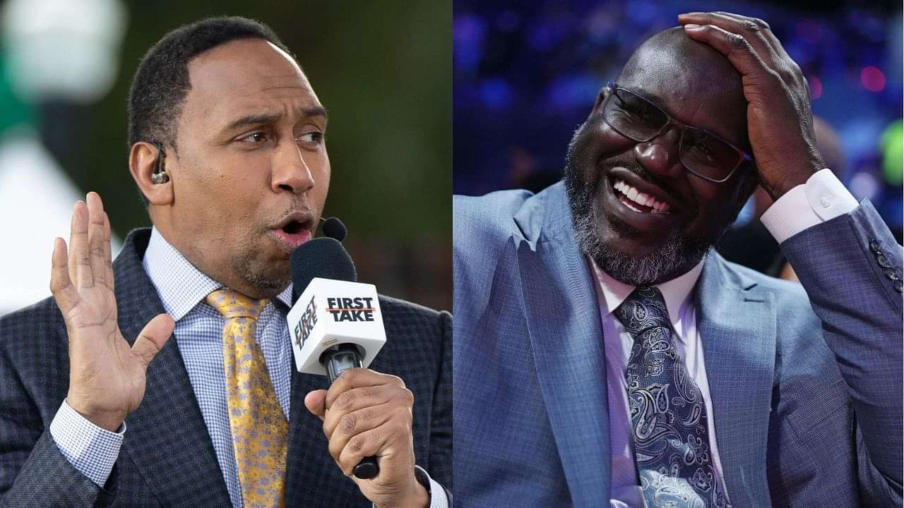 Shaquille O Neal S Inner Hip Hop Artist Hypes Up Stephen A Smith S Angry Rant Against Jason