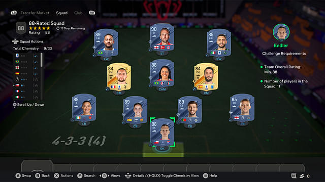 EA FC 24 88-Rated Squad [Price - 273,550]