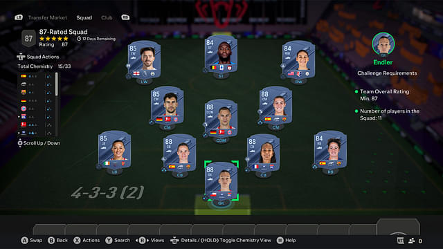 EA FC 24 87-Rated Squad [Price - 158,300]