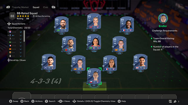 88-Rated Squad [Price - 206,200]