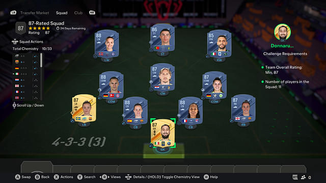 87-Rated Squad [Price - 182.05K]