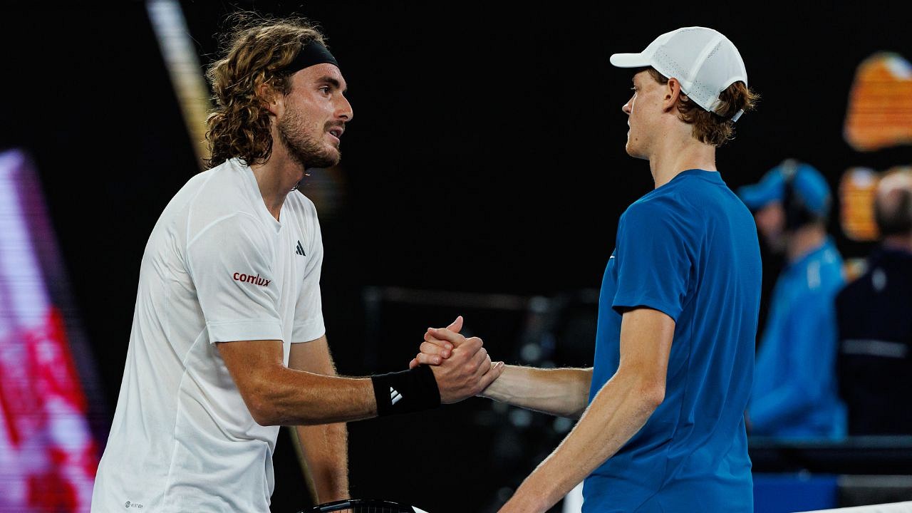 Jannik Sinner Stat Stefanos Tsitsipas Will never win a Grand Slam