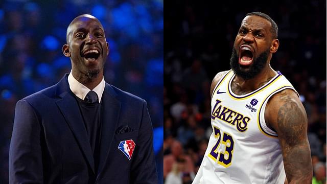 "Bron Just Took Off From The Dots F**k Outta Here": LeBron James' Dunk Has Kevin Garnett In Disbelief