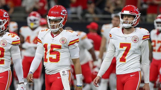 Patrick Mahomes Reacts to Harrison Butker's Unreal Stats and Reveals How He Deals With the Ace Kicker All Year