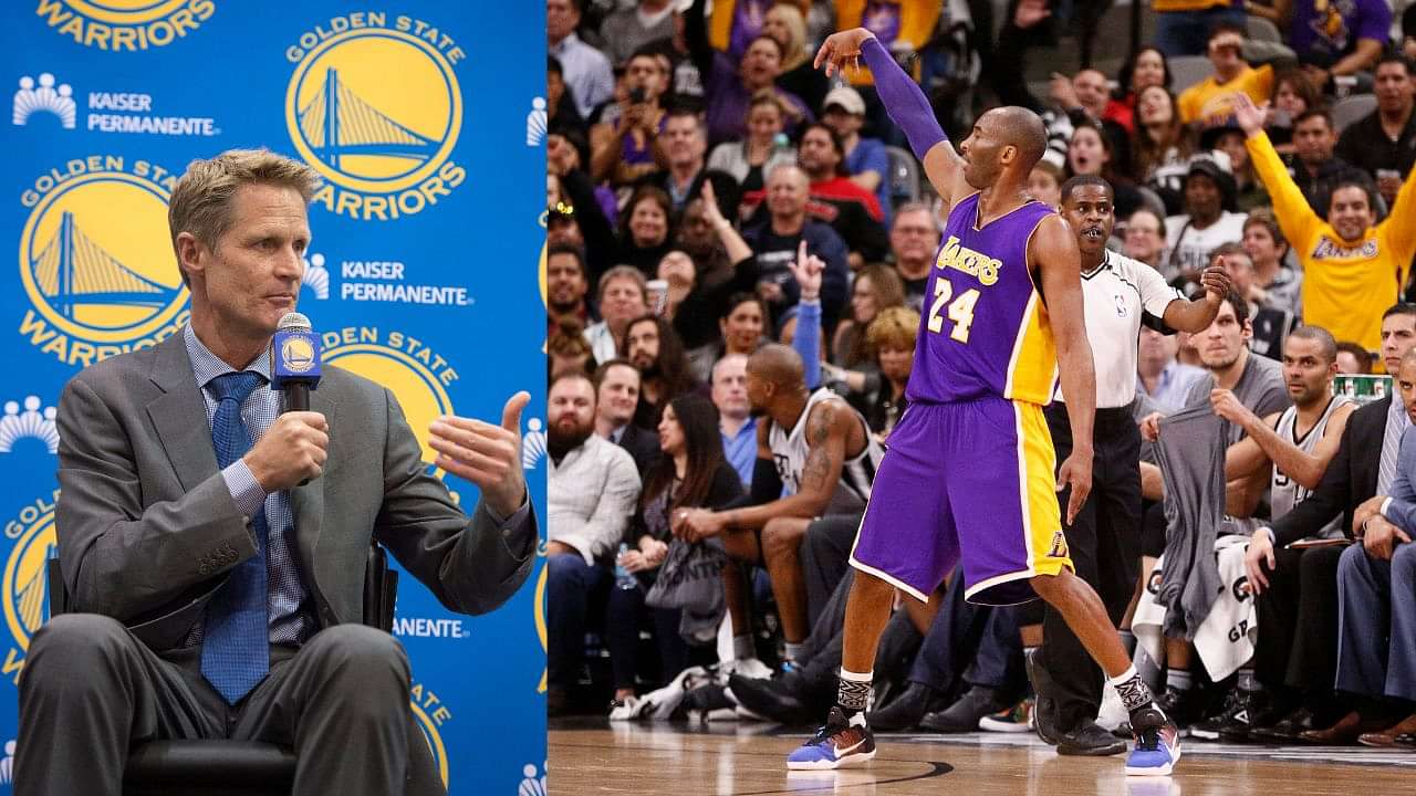 "I Switched Onto Him A Couple Times And It Didn't Go Well": Steve Kerr Reflected On Guarding Kobe Bryant And His Similarities To Michael Jordan