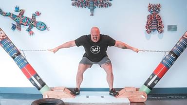 “Hurted My Back Only Watching It”: Arnold Strongman Classic Winner Mitchell Hooper Leaves Fans Stunned With New Axle Press Video