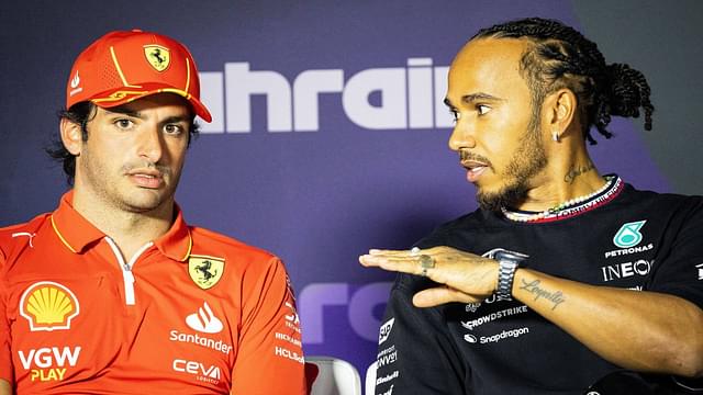 Lewis Hamilton Extends Olive Branch to Carlos Sainz After Snatching Ferrari Seat