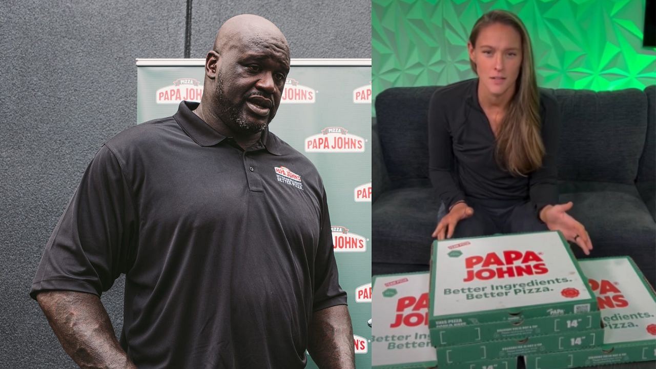 Papa Johns Board Member Shaquille O'Neal Approved Jason Kelce's Wife Kylie's Preferred Valentine's Day Gift