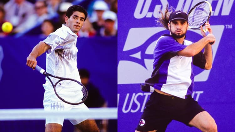 Andre Agassi vs Pete Sampras: A Timeline Of The Rivalry That Saw USA ...