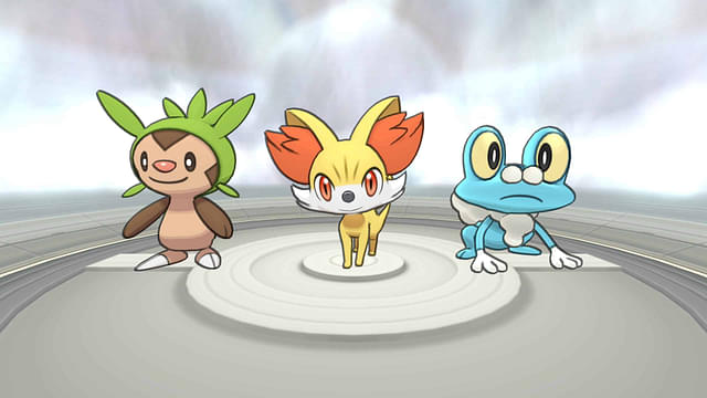 Pokemon X and Y starters