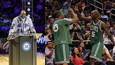 "He Didn't Win A Championship": Paul Pierce Uses Shaq's Lack Of A Magic Title To Reassure Kevin Garnett About His Celtics Jersey Retirement