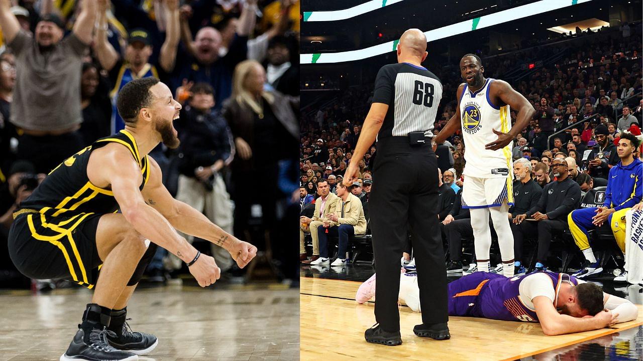 "GOAT Spoke": Draymond Green Ecstatically Responds to Steph Curry Ridiculing Jusuf Nurkic Over His Post-Game Statement
