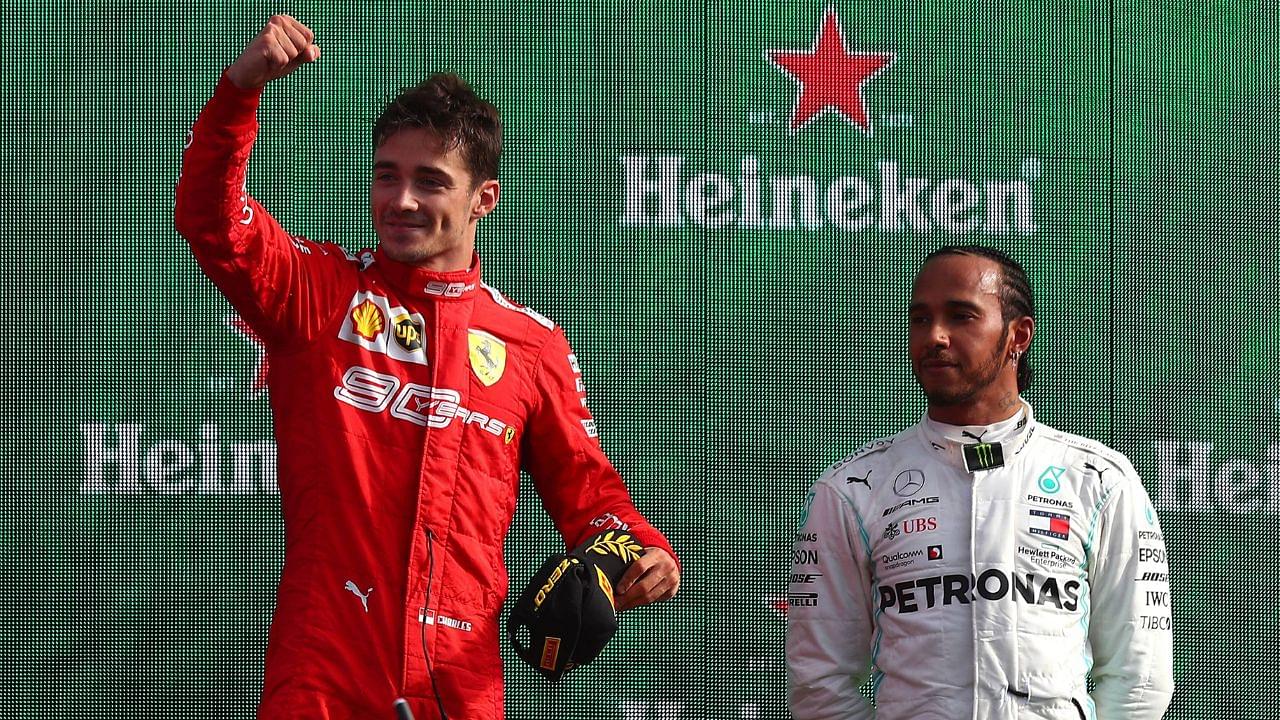 Charles Leclerc Reveals Ulterior Motives Behind Welcoming Lewis Hamilton With Open Arms to Ferrari