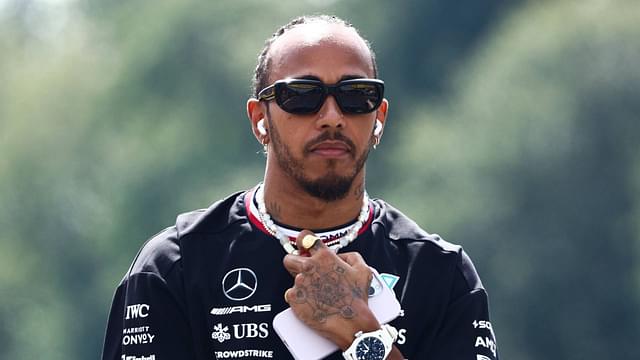 Lewis Hamilton Flaunts the Bling in Bahrain With $18 Billion Worth Fashion Mogul’s 2024 Fall Collection