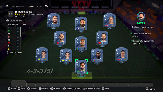 88-Rated Squad [Price - 289,000]