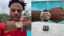 IShowSpeed flexes about the CR7 watch on his Valentine's Day Date in Brazil