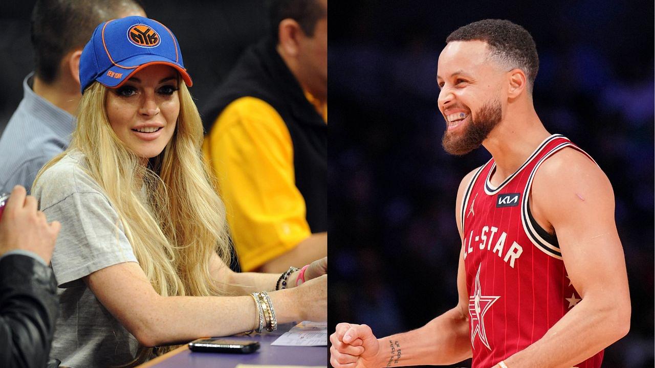 2 Weeks After Gifting Lindsay Lohan 60-Pt Jersey, Stephen Curry Shows Excitement for Ayesha Curry’s Role in Her New Movie