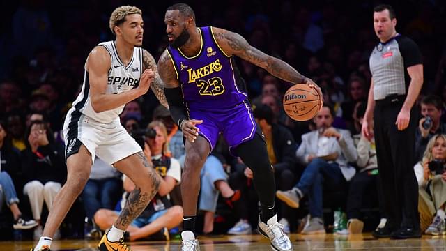 Victor Wembanyama's Teammate Accusing LeBron James of Overtly Flopping Resurfaces Following Spurs vs Lakers Face-Off