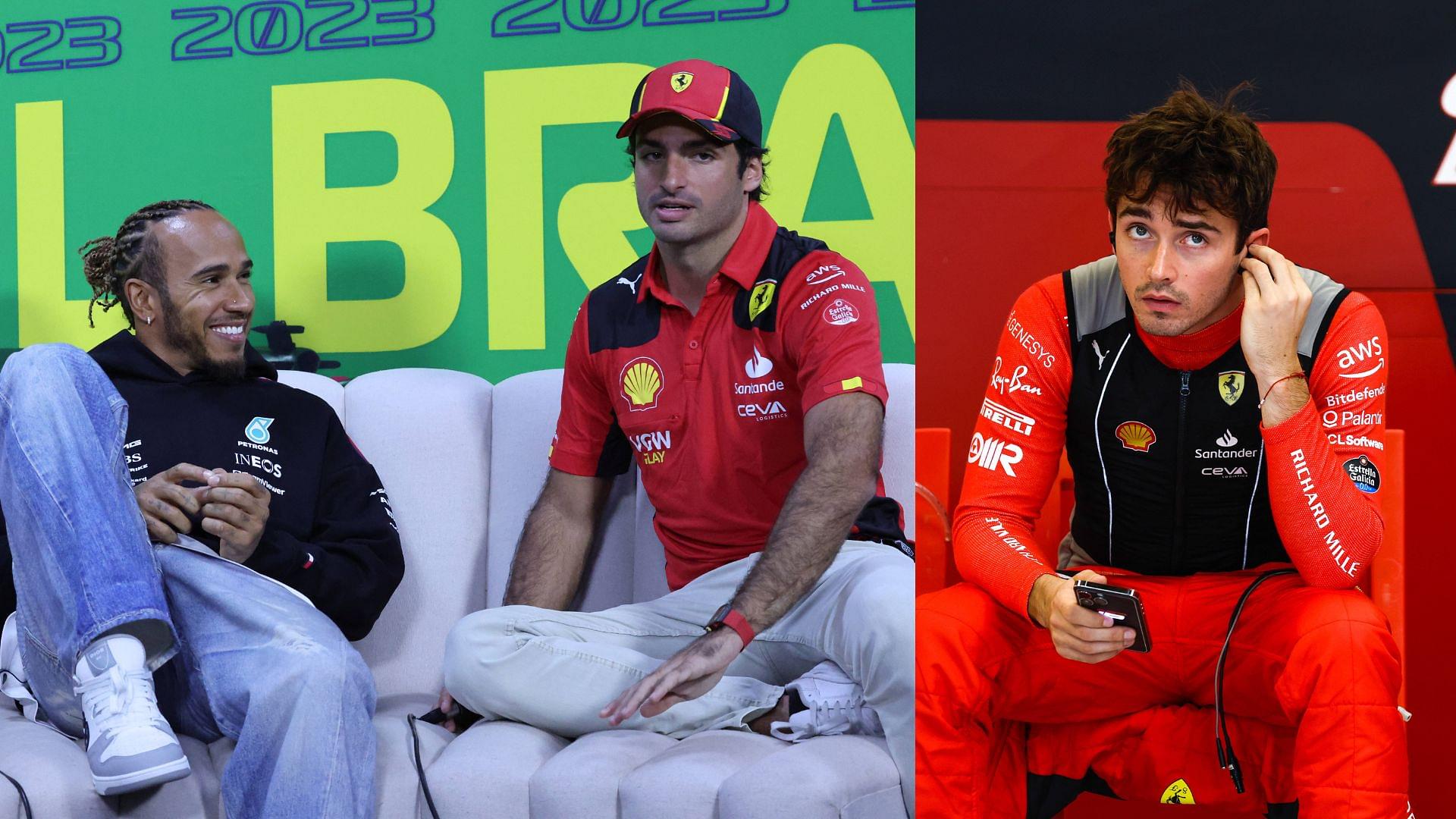 F1 Expert Suggests Carlos Sainz to Use Lewis Hamilton Pressure as Bait to Outshine Charles Leclerc