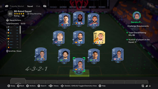 86-Rated Squad [Price - 104,350]